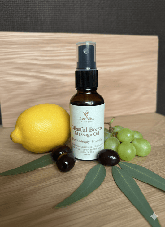 Blissful Breeze Massage Oil - Bee Bliss Bath and Body