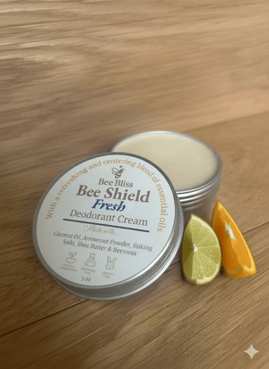 Bee Shield Refresh Deodorant Cream - Bee Bliss Bath and Body