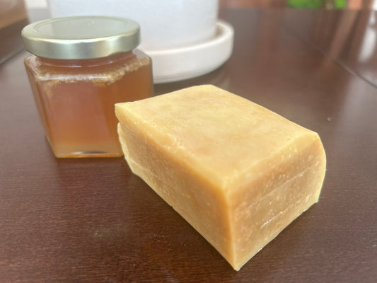 Bee Bliss Honey & Beeswax Soap: Natural Unscented Artisan Skincare - Bee Bliss Bath and Body