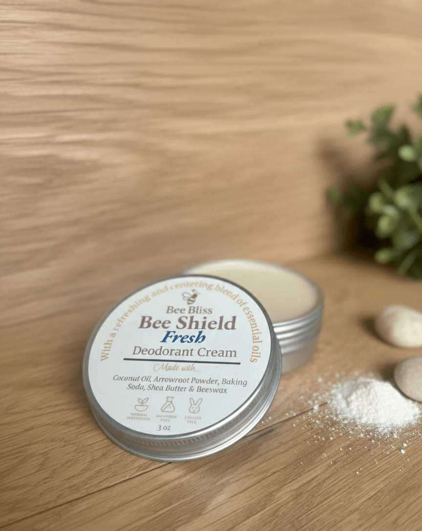 Bee Shield Refresh Deodorant Cream - Bee Bliss Bath and Body