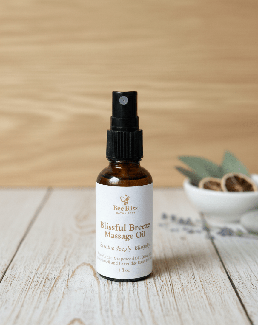 Blissful Breeze Massage Oil - Bee Bliss Bath and Body
