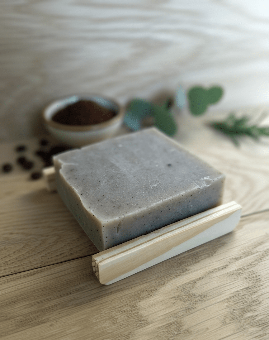 Eucalyptus Coffee Scrub Soap - Bee Bliss Bath and Body