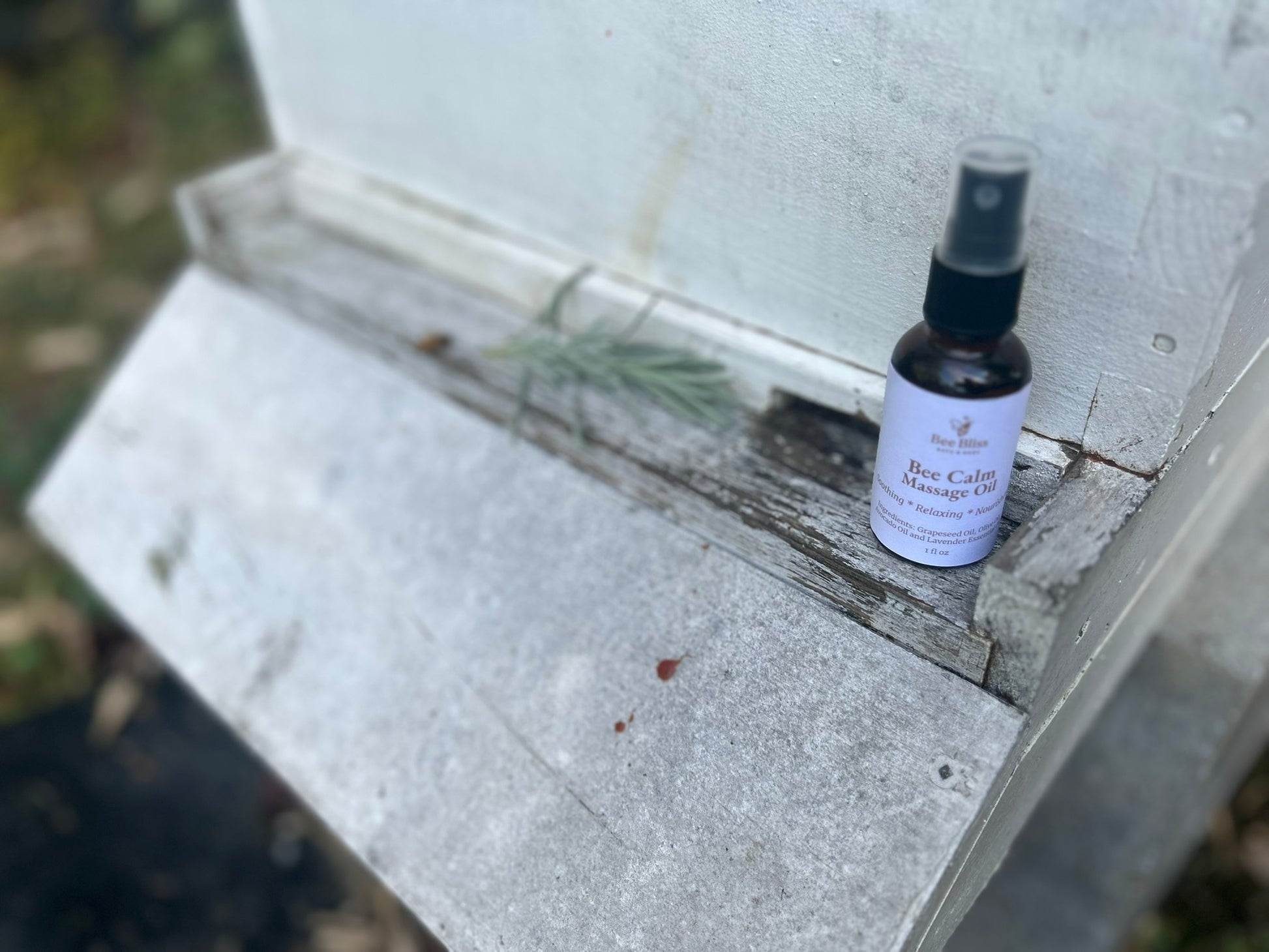 Bee Calm Lavender Massage Oil - Bee Bliss Bath and Body