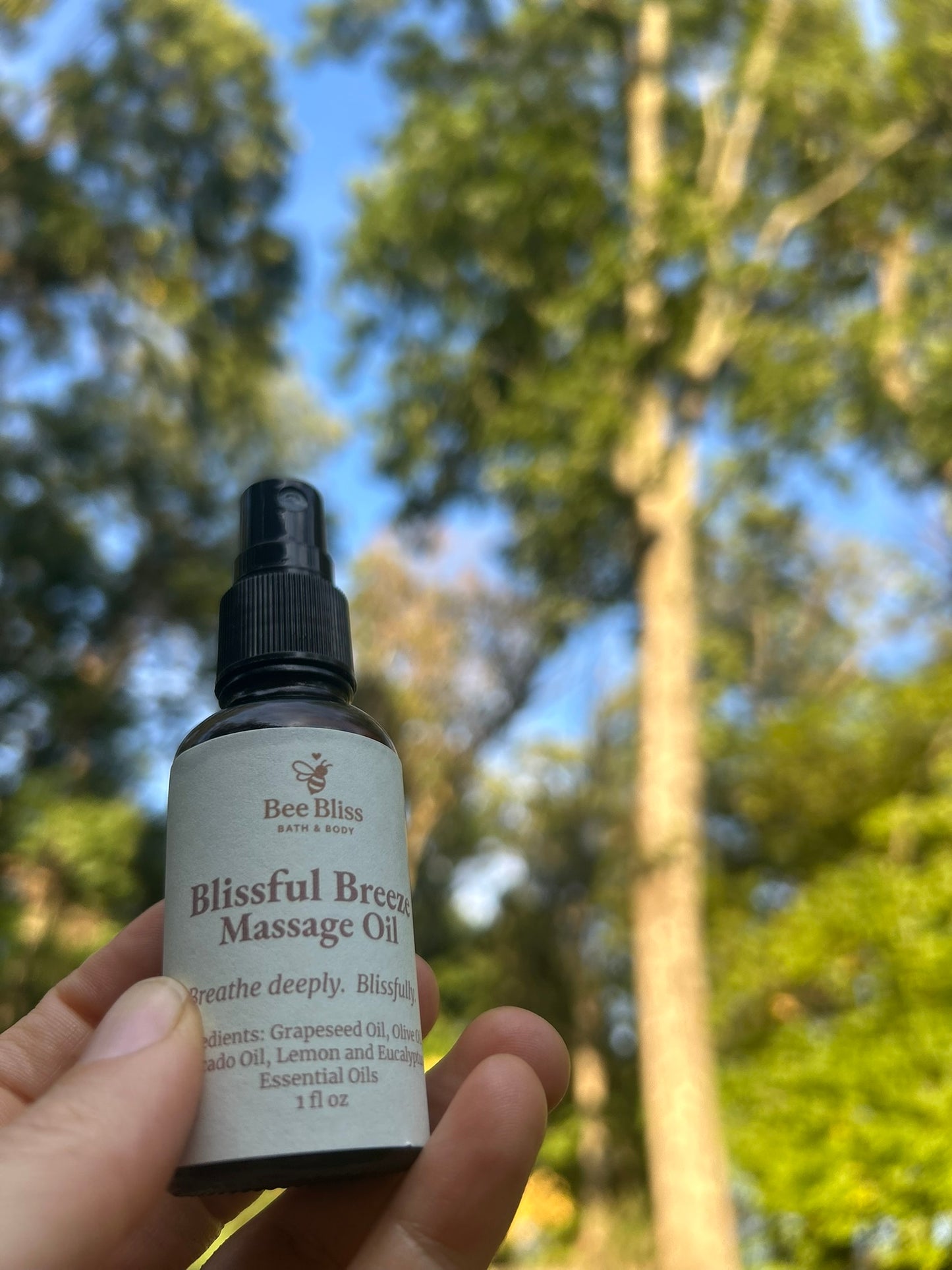 Blissful Breeze Massage Oil - Bee Bliss Bath and Body
