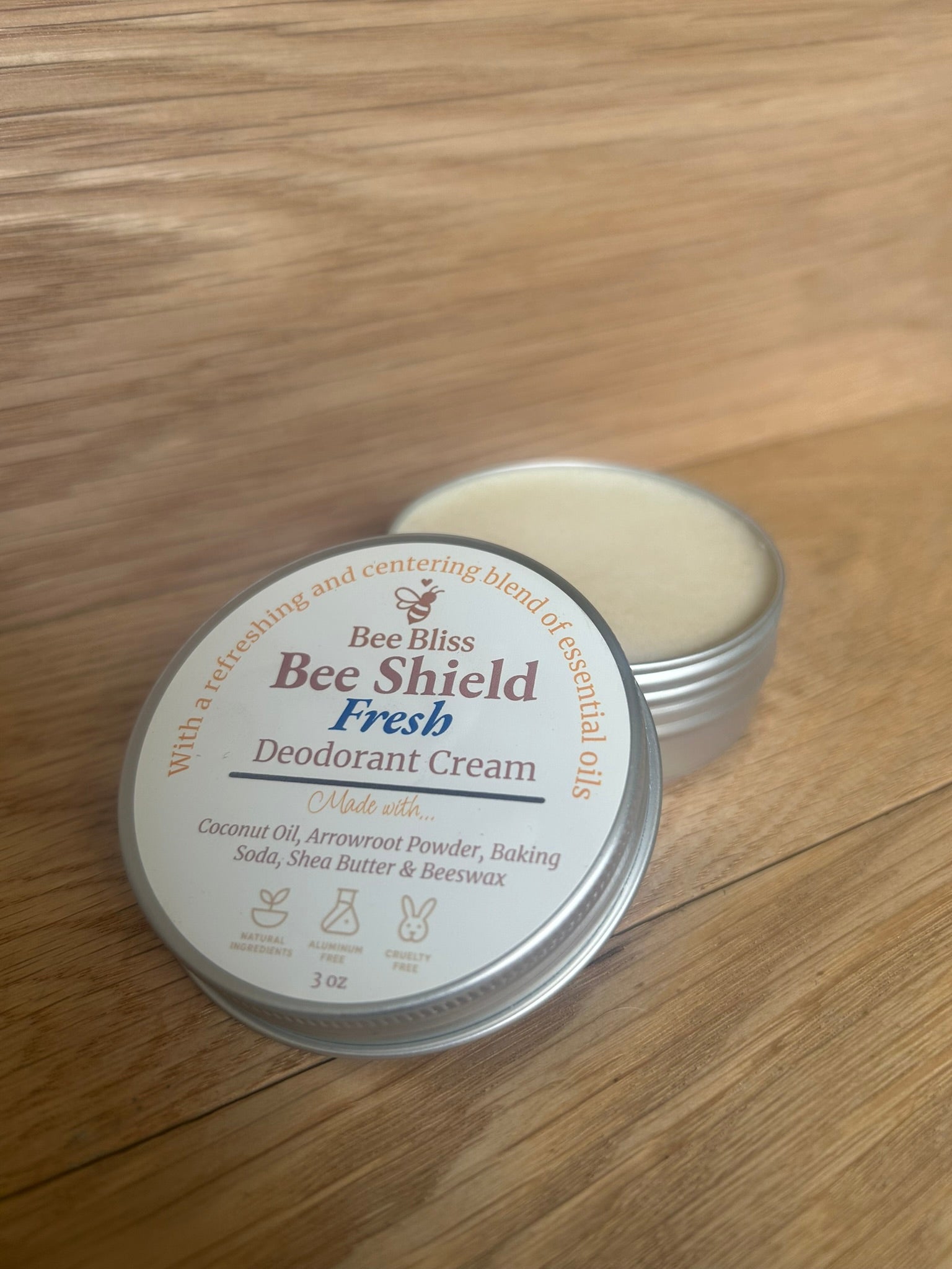 Bee Shield Refresh Deodorant Cream - Bee Bliss Bath and Body