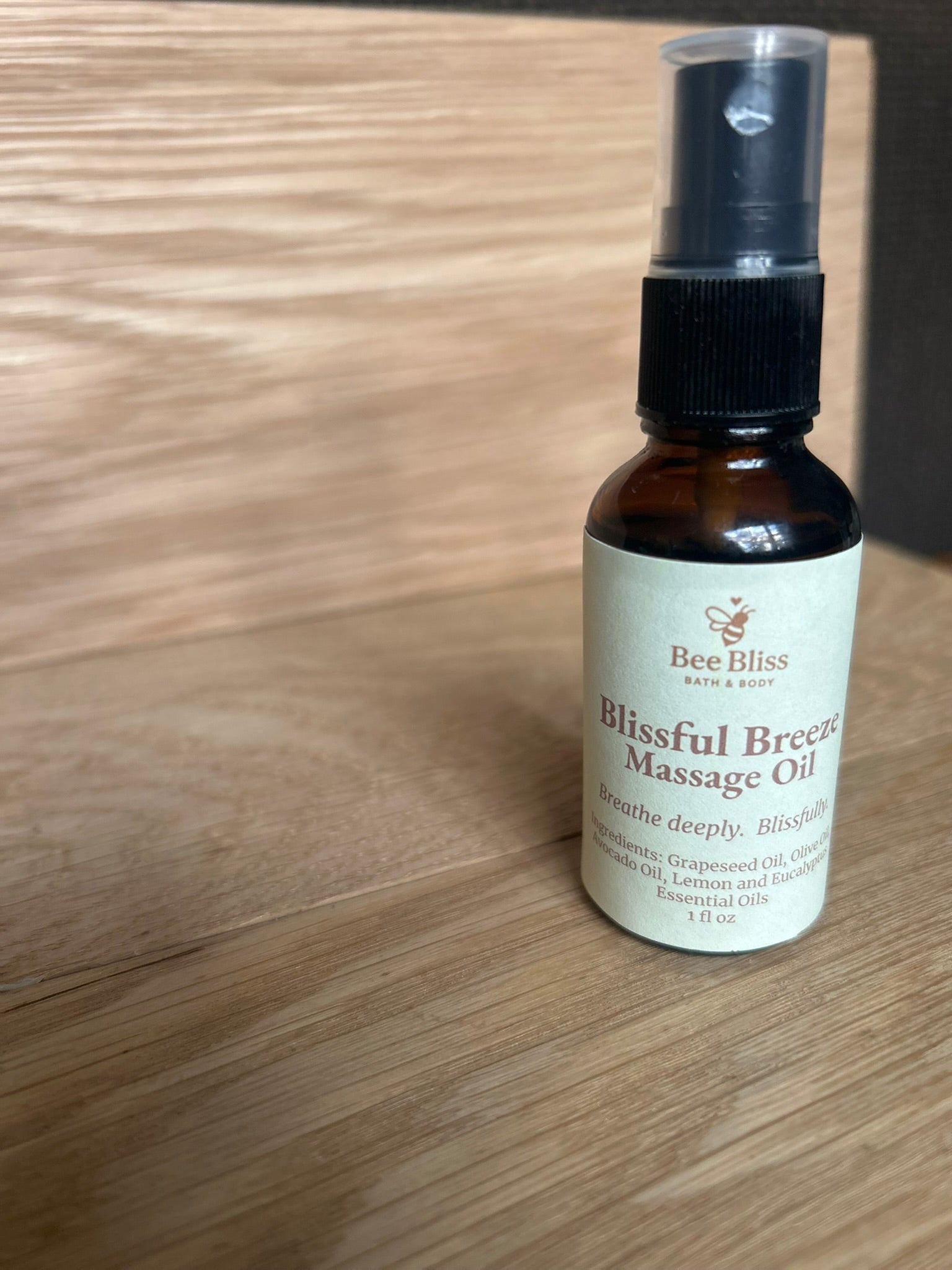 Blissful Breeze Massage Oil - Bee Bliss Bath and Body