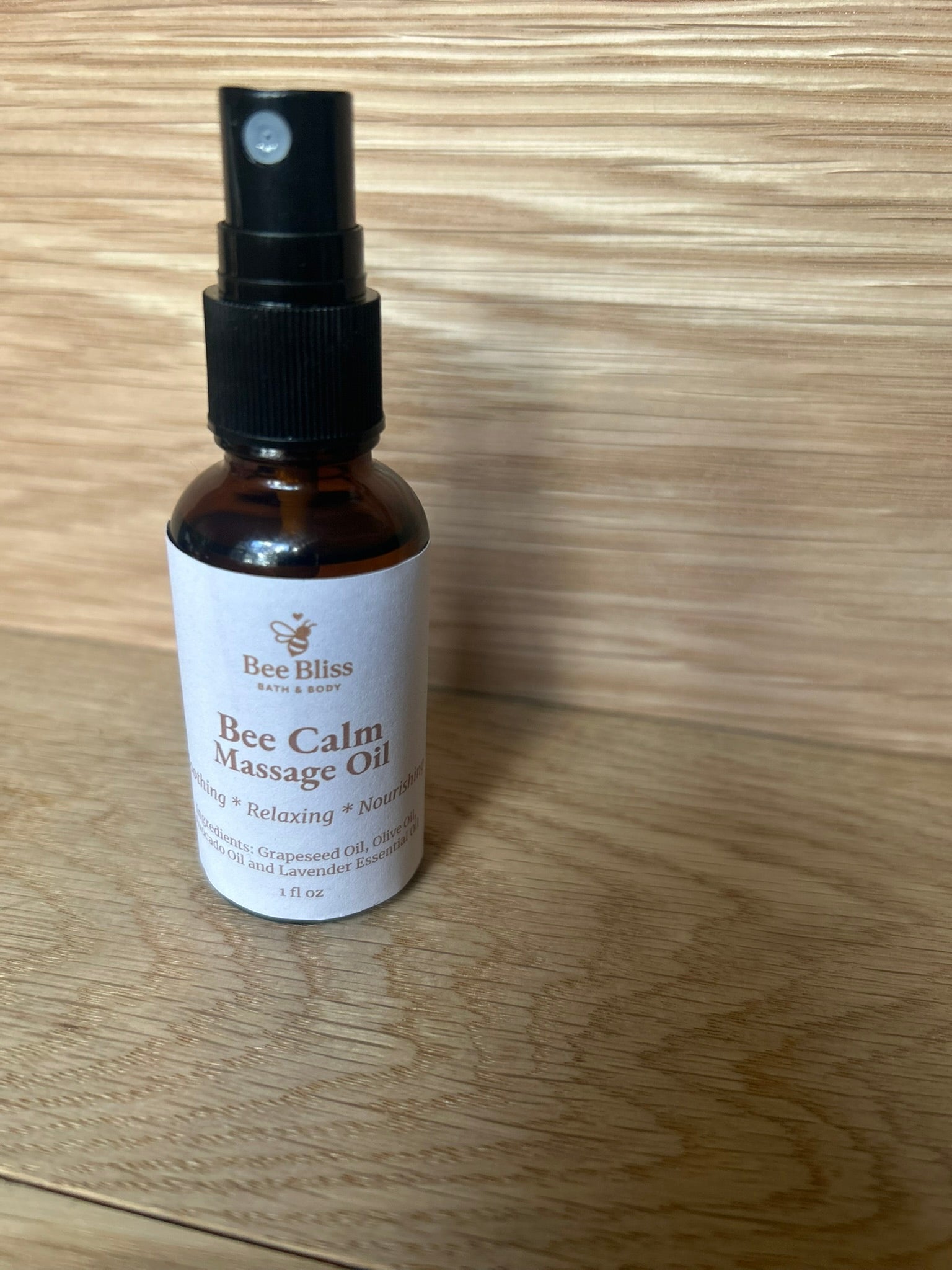 Bee Calm Lavender Massage Oil - Bee Bliss Bath and Body