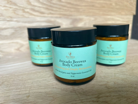 Avocado and Beeswax Body Cream - Bee Bliss Bath and Body