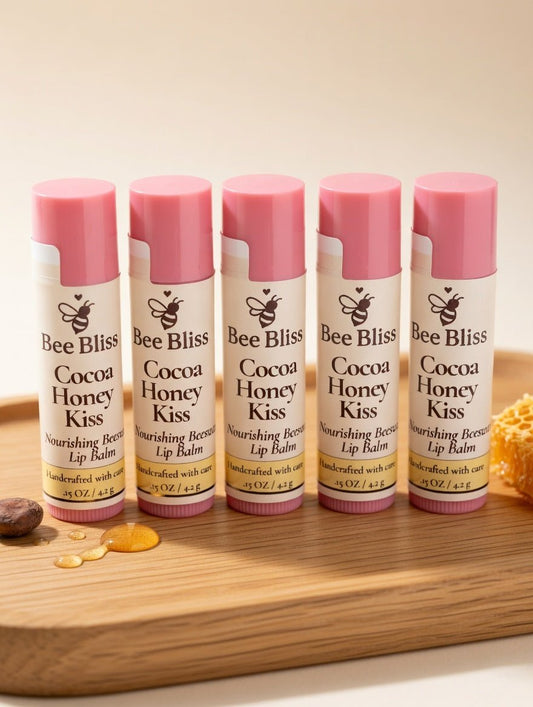 Cocoa Honey Kiss Lip Elixir - Bee Bliss Bath and Body